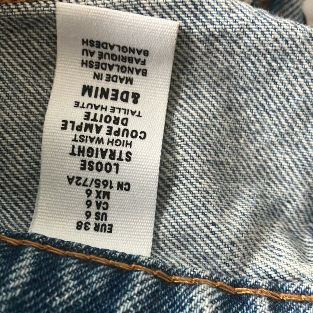 Like new distressed high waisted denim - Picture 9 of 13